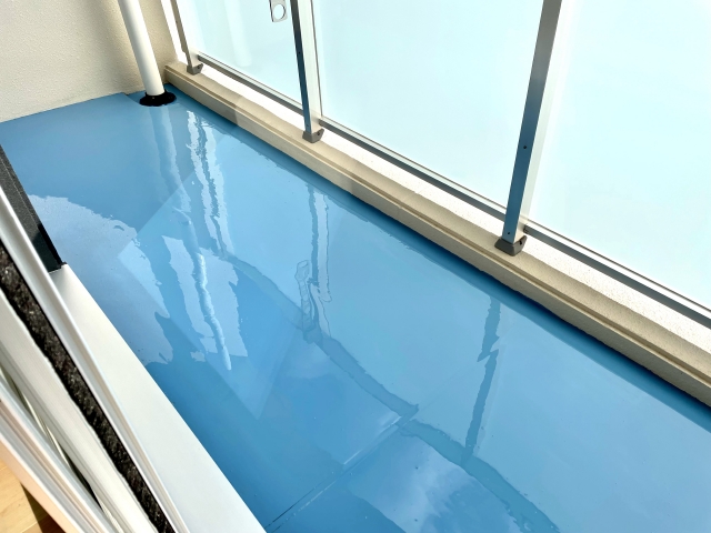 塗装工事の様子